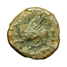 Ancient Greek Coin Hieron II Syracuse Sicily AE14mm Female Head / Pegasus 02827 - £19.10 GBP