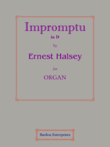 Impromptu in D by Ernest Halsey - $13.99