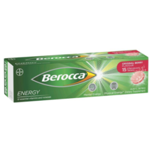 Berocca Energy Vitamin B & C Original Berry Flavour Effervescent Tablets - $79.17