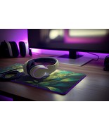Black Cat Desk Mat, Cat Lover Gift, Home Office Decor, Gaming or Work De... - $40.71 CAD