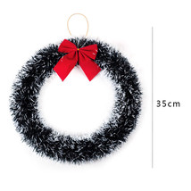 35Cm White Christmas Decoration Pine Garland Wreath Door Window Wreath  - $9.58 CAD