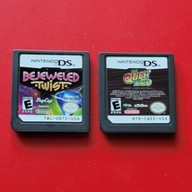 Nintendo DS Bejeweled Twist + Quest Trio: Jewels Cards Tiles Lot 2 Games Works - £9.72 GBP