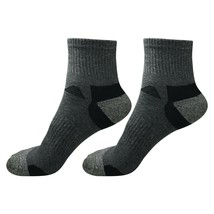 2 Pairs Mens Mid Cut Ankle Quarter Athletic Casual Sport Cotton Socks Size 6-12 - £6.37 GBP