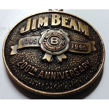 Jim Beam 200th Anniversary vintage zipper Key Chain - £7.04 GBP