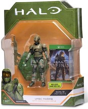 World of HALO 3.75 inch Series 1 UNSC Marine with Commando Rifle - £13.58 GBP