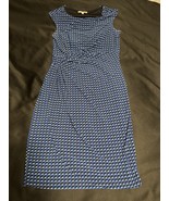 Signature by Sadie Geometric Print Sheath Dress - Women&#39;s Size 6 - Ruche... - $18.95