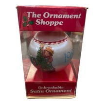 Holly Hobbie Unbreakable Satin Christmas Ornament 1981 The Ornament Shoppe - £13.59 GBP