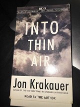 into thin air jon krakauer audio cassette - £53.37 GBP