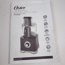 Oster 11-Cup Food Processor FPSTFP4255 Owner's Manual User Guide instruc... - $15.00