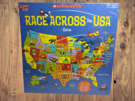 University Games Scholastic Race Across the USA Educational Game Ages 8+ - $28.71