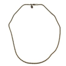 Signed Parklane Vintage twisted gold tone rope chain choker  - $5.89