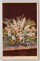 Williamsburg VA Dried Flower Arrangement In Governors Palace Postcard B43 - £5.45 GBP