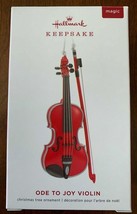 Hallmark 2019 Ornament Ode To Joy Violin New Ship Free Beethoven Magic Sound - £40.08 GBP