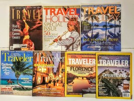 National GeographicTraveler Holiday Travel Magazine Back Issue LOT BORED... - £10.90 GBP