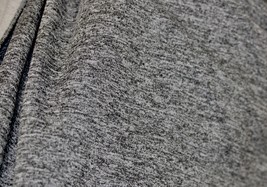 FRENCH TERRY KNIT 2 WAY SPANDEX FABRIC 60&quot; WIDE HEATHER GRAY 9 OZS. BY T... - $86.89 MXN