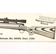 1968 Bishop Rangemaster Stock Rifles And Shotguns Advertisement Hunting ... - $19.99