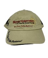 Sportsman Of North America Cap Trucker Hat Tan Brown Strapback Embroidered - €10,81 EUR