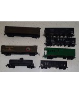 Lot of 7 Assorted Box Car Train HO Scale NOT TESTED - £46.98 GBP