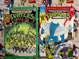 Vtg Teenage Mutant Ninja Turtles Adventures #3 &amp; 5 1989 Archie Comics TM... - $16.00