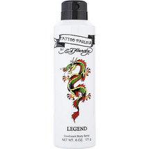 Ed Hardy Tattoo Parlour By Christian Audigier Legend Deodorant Body Spray 6 Oz - £7.91 GBP