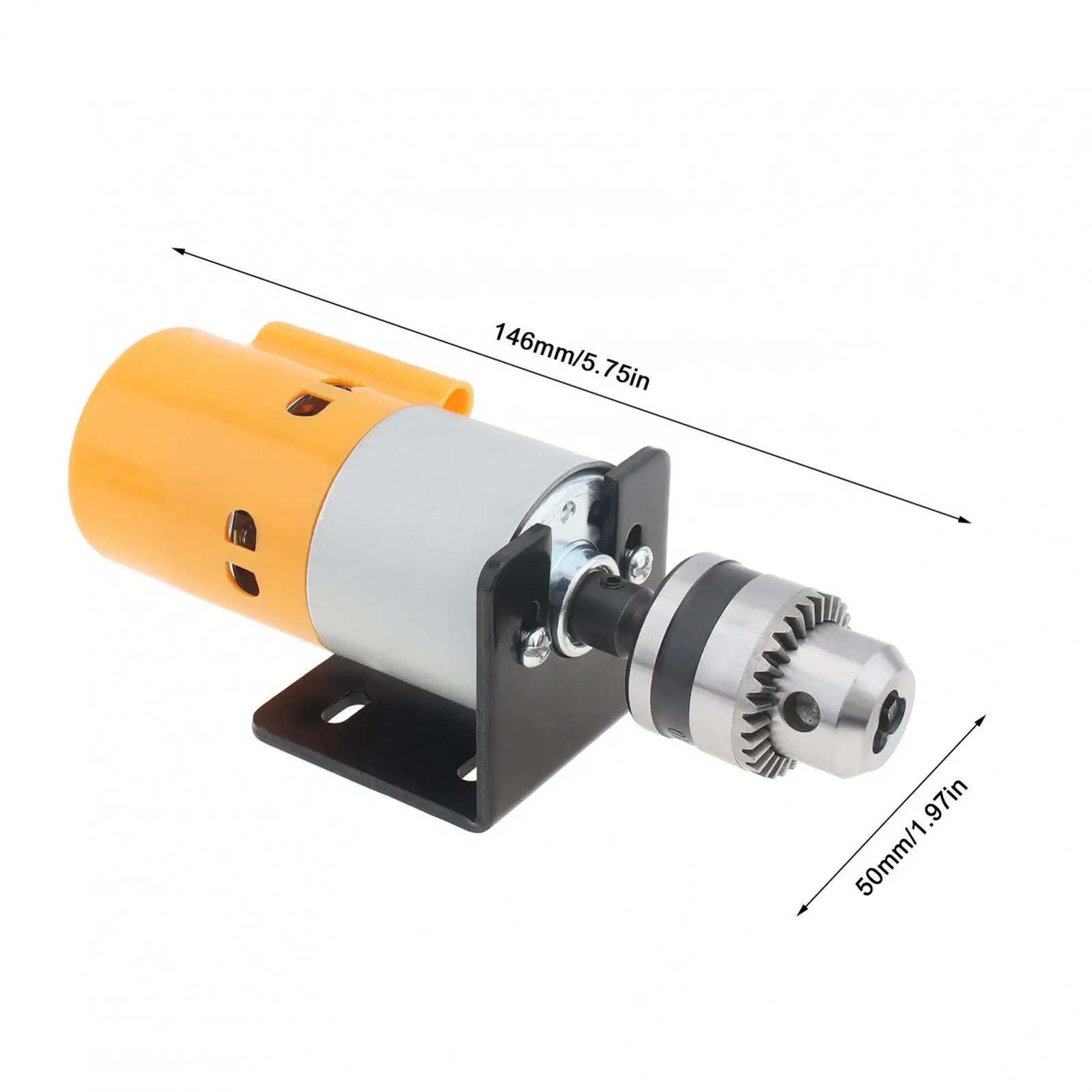 12V/24V 775 DC Motor Drill Chuck B10 / B12 / JT0 Chuck DIY Table Bench Drill Mou