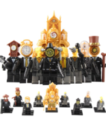 9pcs Skibidi Toilet Clock Faction and The Drill Men Minifigures Building... - $468.45 MXN