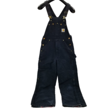 vtg Union CARHARTT RO2 insulated canvas bib carpenter overalls 30x29 Dis... - $67.79