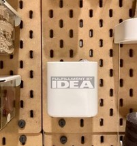 Brand New Ikea Skådis Skadis White Clip On Container For Pegboard 203.207.98 - £10.38 GBP