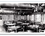 RPPC Dining Room Game Lodge Custer South Dakota SD Postcard R8 - $4.90