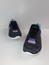 Skechers Women’s Summit - Quick Getaway Sneaker, Black/Light Blue Size 8 - £19.50 GBP