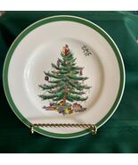 1 Vintage Spode Christmas Tree 6 1/2&quot; Bread &amp; Butter Plate Made in England - $8.90