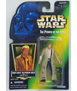 Star Wars Han Solo in Endor Gear with Blaster Pistol Power of the Force ... - €10,93 EUR