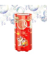 Fireworks Bubble Machine With 80ml Bubble Solution, Portable Automatic B... - $554.87 MXN+