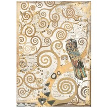 Stamperia Rice Paper Sheet A4-From The Tree Of Life, Klimt - £5.72 GBP