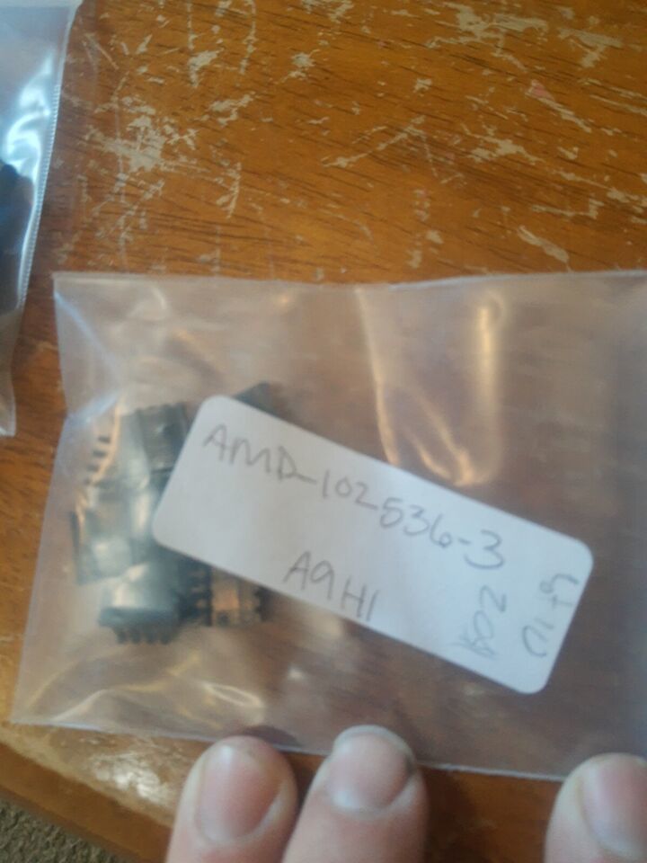 NEW LOT Of 10 Connector Back Cover Wire Housing  Shielding # AMP 102536-3 - $15.19