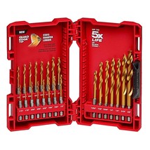 for Milwaukee Shockwave Impact Duty Red Helix 48-89-4631 Titanium Drill ... - $72.99
