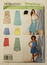 SIMPLICITY Sewing Pattern #1616 R5 Misses Womens Knit Woven Skirts 14-22  UNCUT  - $19.95