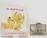 Remember 911 Lapel Pins &amp; Angel We Shall Prevail in Our Hearts Forever Pin - $15.67