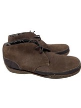 GH Bass Earth Mens Size 10D Dark Brown  Suede Leather Booties - $23.93