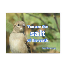   Salt Of The Earth Matthew 5:13 Bible Verse Canvas Christian Wa - £59.77 GBP+