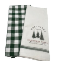 Robert Stanley Home Col Farm Green Holiday Kitchen Towels Noel Farms Tre... - £7.98 GBP