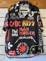 Nwot Vtg Rock Music Advertising Adult? Smaller Sz 16 5XL Kiss AC/DC Led Zeppelin - £58.32 GBP