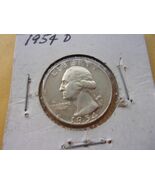 1954-D Washington Quarter BU Brilliant  90% Silver .1808 Troy oz - €11,35 EUR