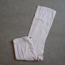 J Jill Stretch Twill Dress Pants Womens Size 12 Light Pink Cotton Straight - £18.99 GBP
