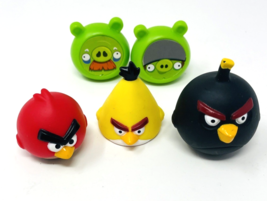 Angry Birds Knock On Wood Board Game Replacement Pieces Pigs Bomb Red Ye... - $12.99