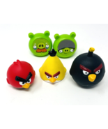 Angry Birds Knock On Wood Board Game Replacement Pieces Pigs Bomb Red Ye... - $12.99