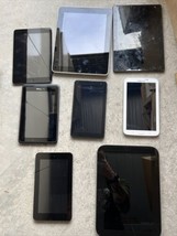 Lot Of 8 Tablets iPad  - Untested - Verizon Vankyo Samsung Lenovo HP - £67.22 GBP