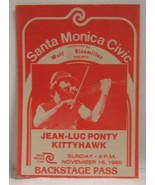 JEAN-LUC PONTY / KITTYHAWK - ORIGINAL 1980 CLOTH CONCERT TOUR BACKSTAGE ... - £15.98 GBP