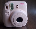 Fuji Instax Mini 8 Fujifilm Instant Film Camera Salmon/ Pink WORKS! - $32.99