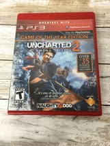 Uncharted 2 Among Thieves (Game Of The Year Edition) PlayStation PS3 Complete - £4.66 GBP